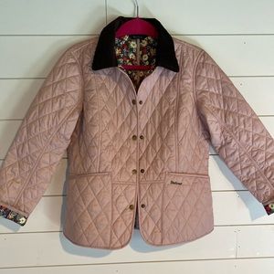 Blush Pink Barbour Deveron Jacket